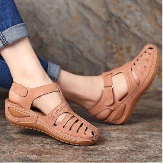 SOFIA|ORTHOPEDIC COMFORT STRAP SANDALS