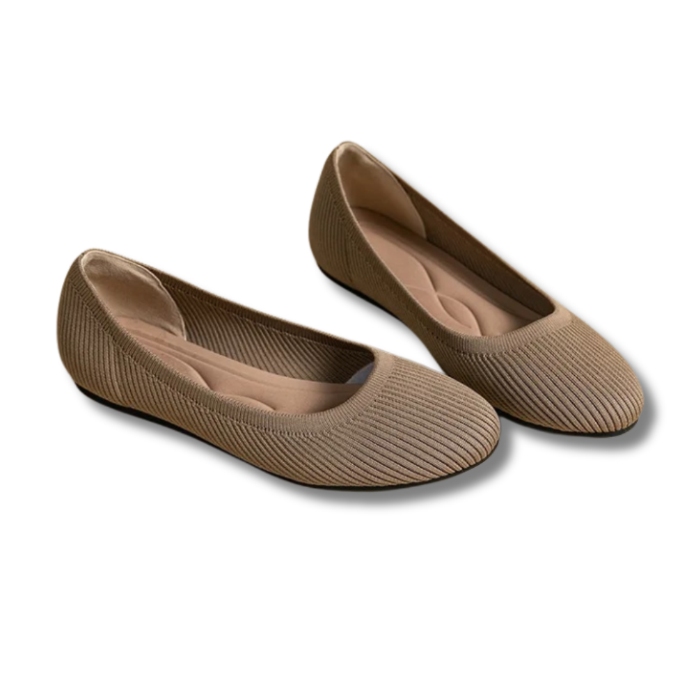 ANNA|ORTHOPEDIC COMFORT KNIT BALLERINAS
