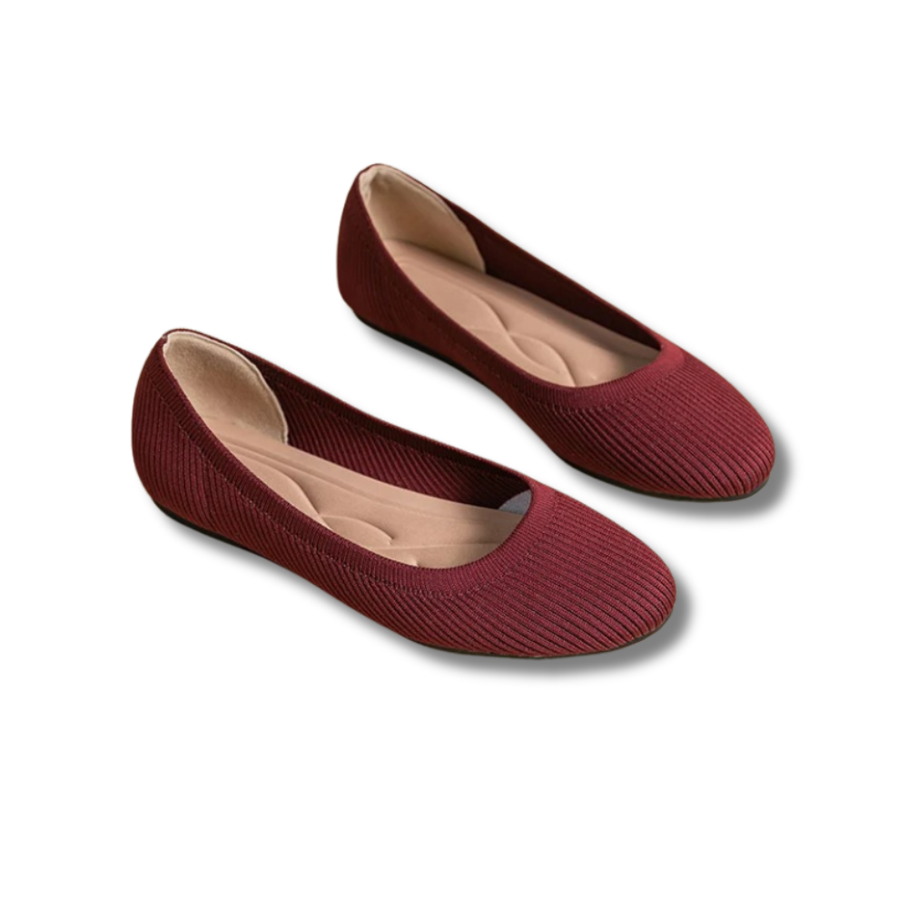 ANNA|ORTHOPEDIC COMFORT KNIT BALLERINAS