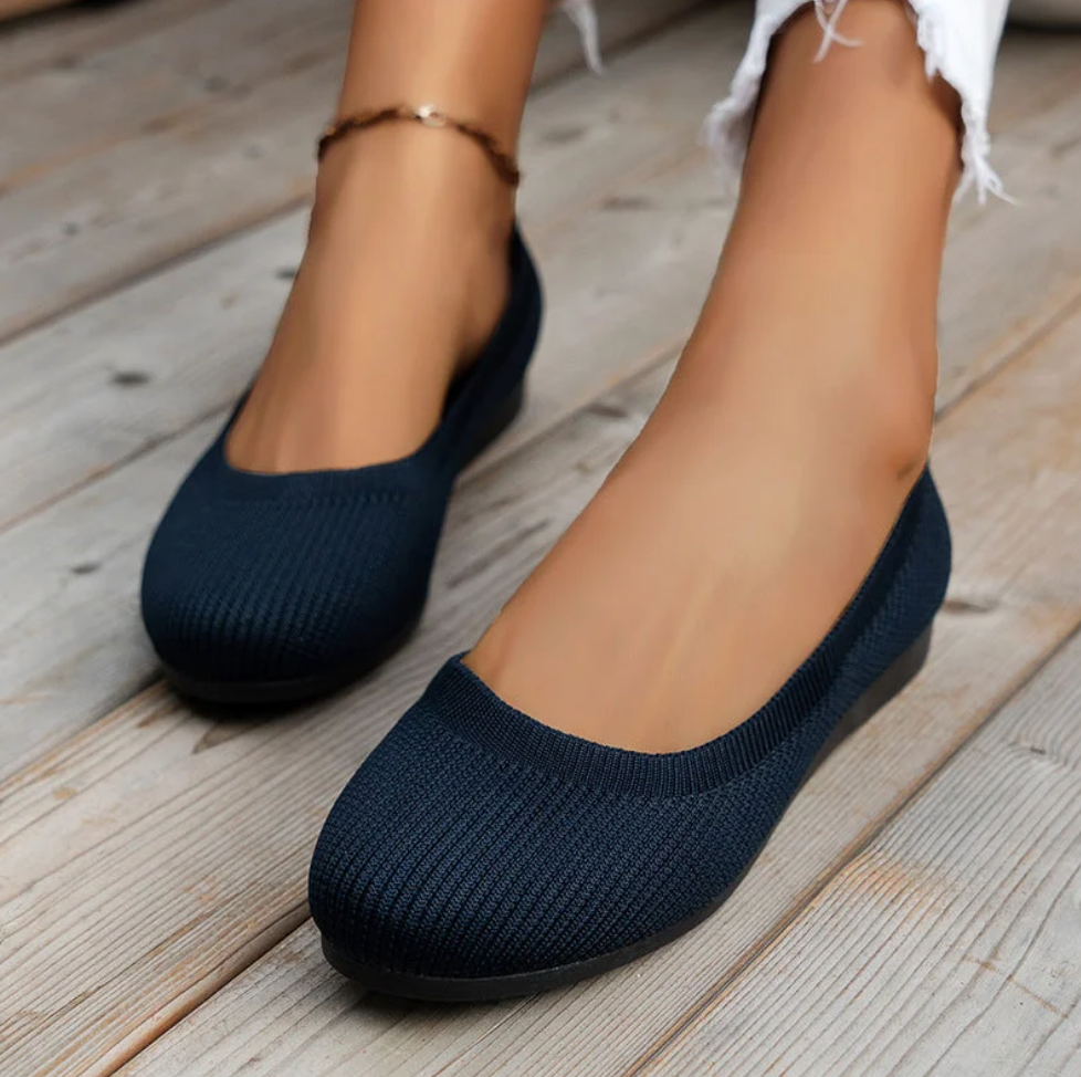 ANNA|ORTHOPEDIC COMFORT KNIT BALLERINAS