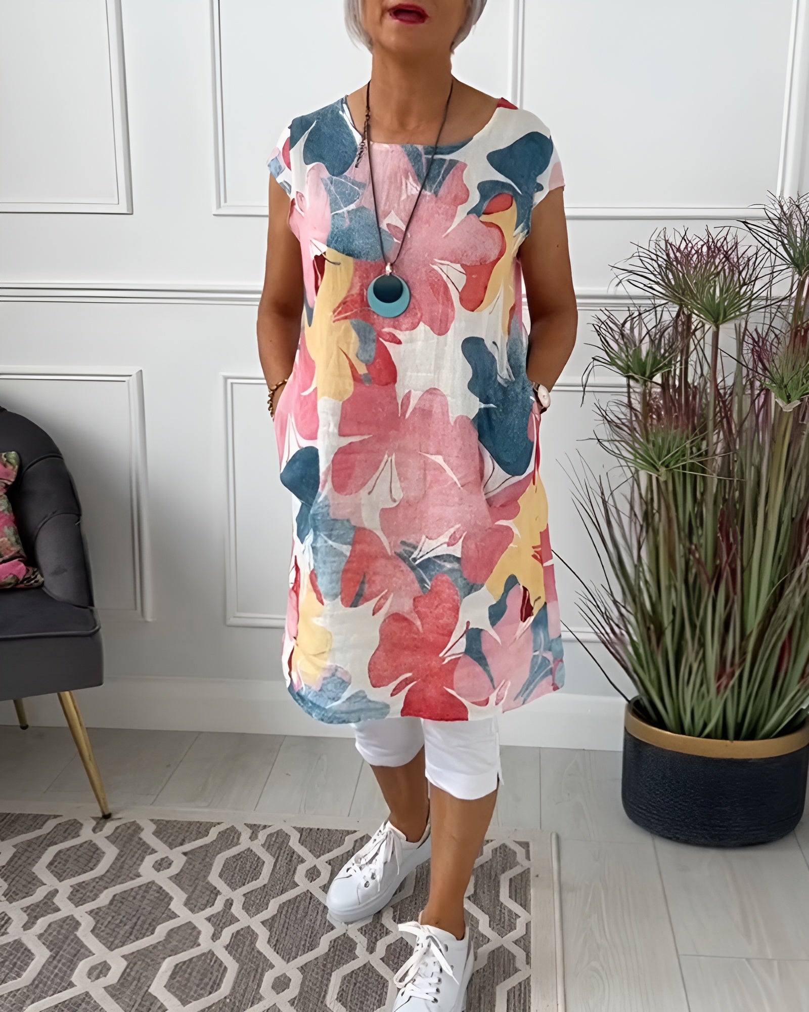 BINDI|RELAXED FLORAL TOP