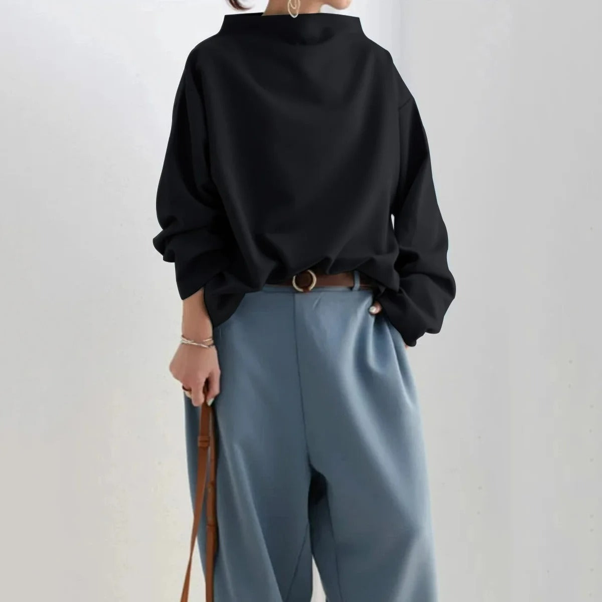 SOFIA|STYLISH LONG-SLEEVE SWEATER