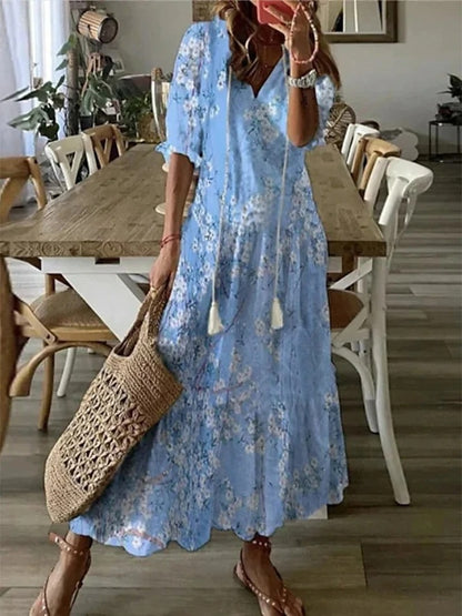 DIANNA|BOHO TUMMY COVERAGE DRESS